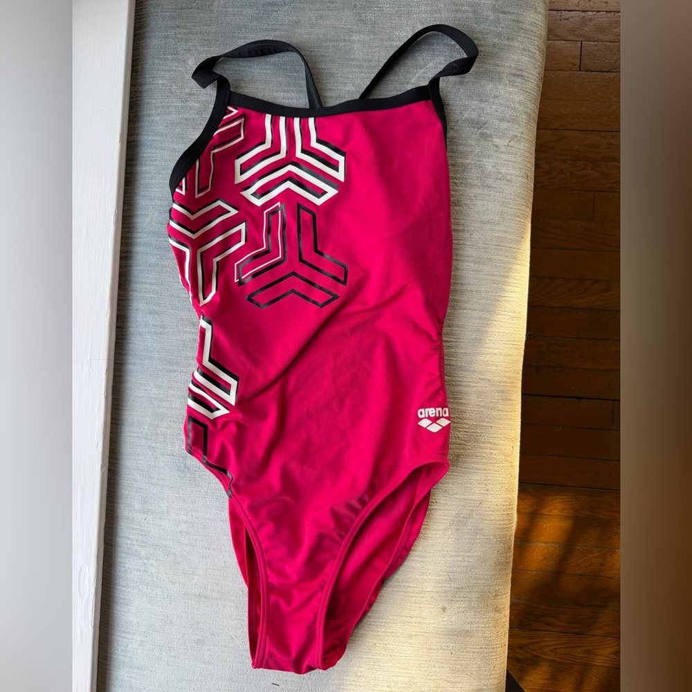 Arena Pink Kikko Challenge Back Swimsuit